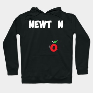 Newton Scientist Gravity Text Hoodie